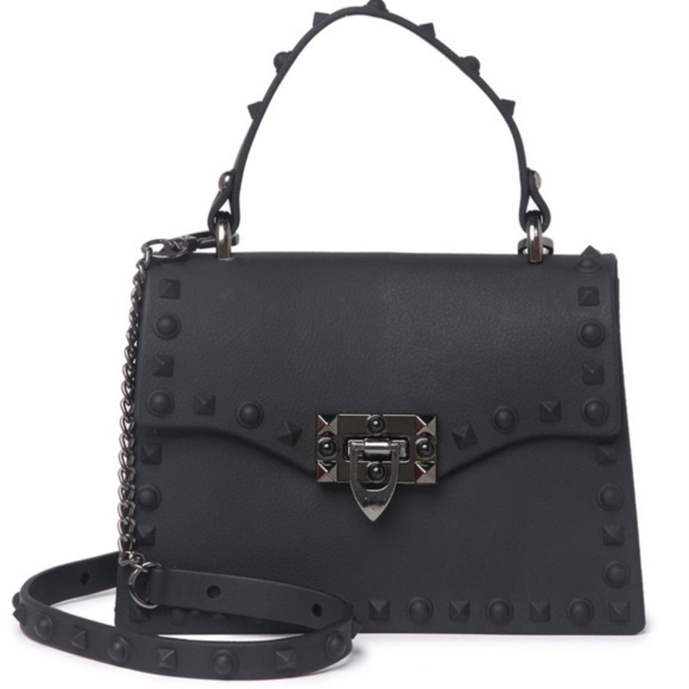Mostwanted NWT jelly black matte studded crossbody